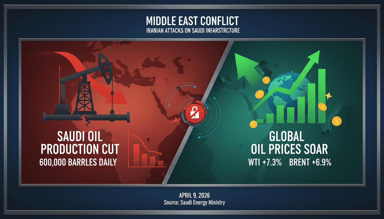 Iranian Attacks on Saudi Oil Infrastructure Cut Production by 600,000 Barrels Daily
