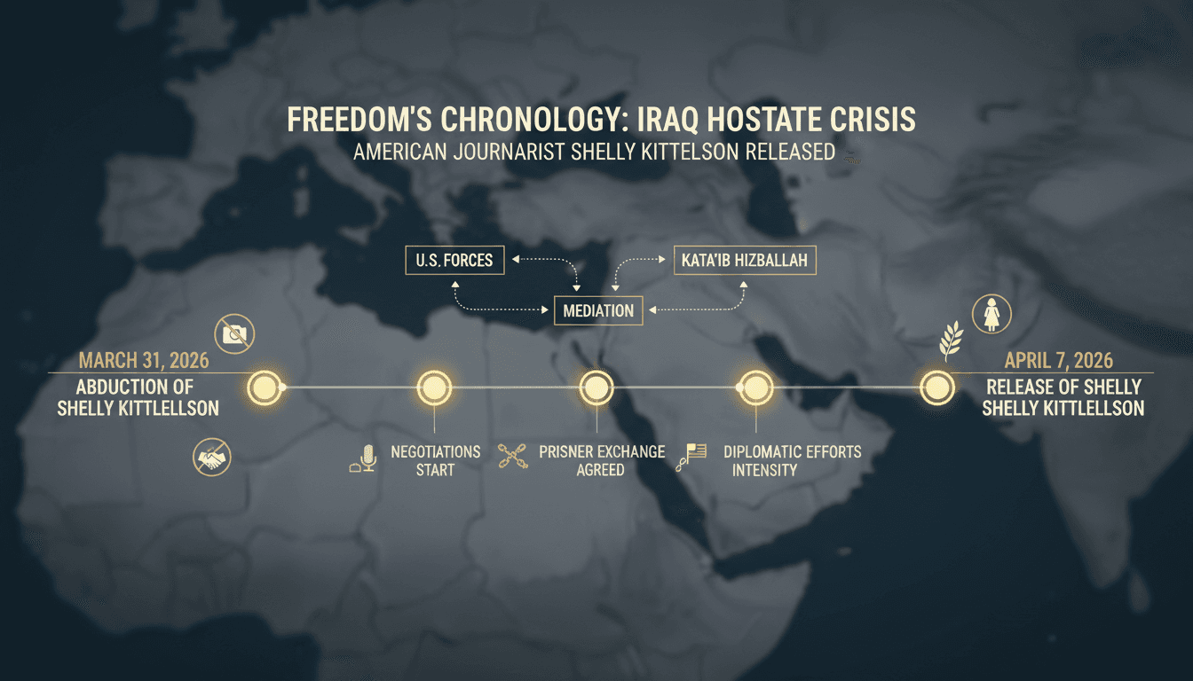 American Journalist Shelly Kittleson Released from Kata'ib Hizballah Captivity in Iraq