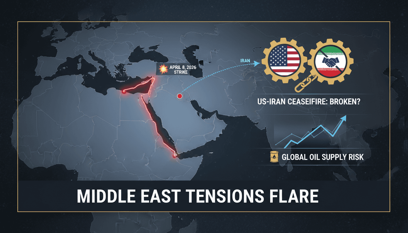 Drone strike targets Saudi Arabia's East-West oil pipeline shortly after US-Iran ceasefire