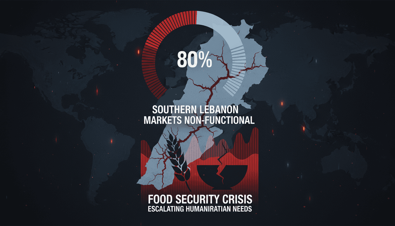 World Food Programme Issues Warning on Food Security Crisis in Lebanon Amid Iran War