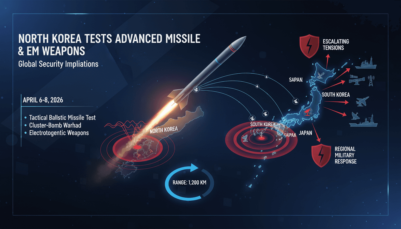 North Korea Tests Advanced Ballistic Missile and Electromagnetic Weapons