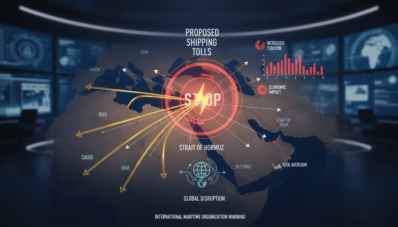 International Maritime Organization Issues Warning Against Proposed Shipping Tolls in Strait of Hormuz