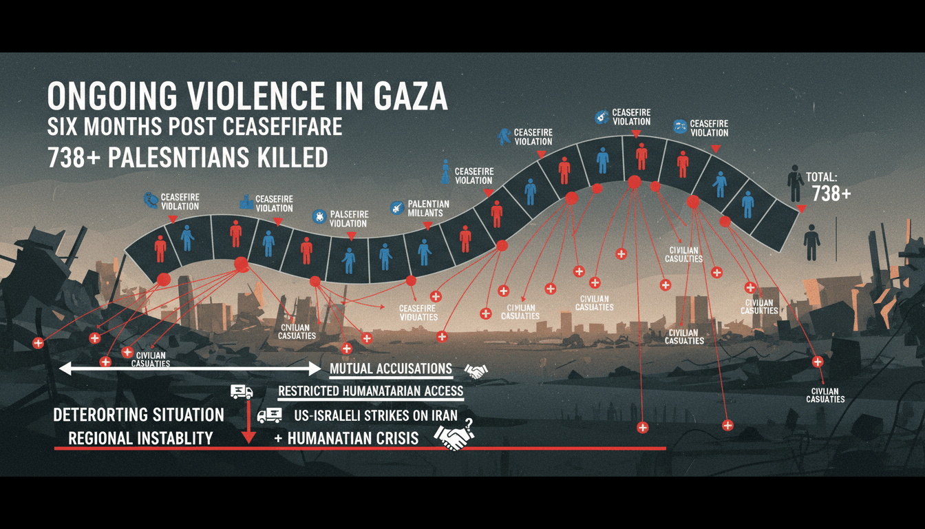 Ongoing Violence in Gaza Six Months Post Ceasefire Agreement