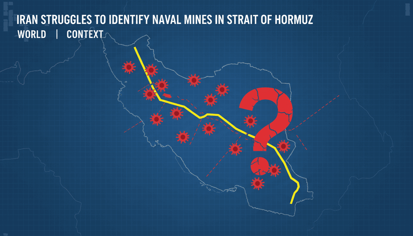 Iran Struggles to Identify Naval Mines in Strait of Hormuz