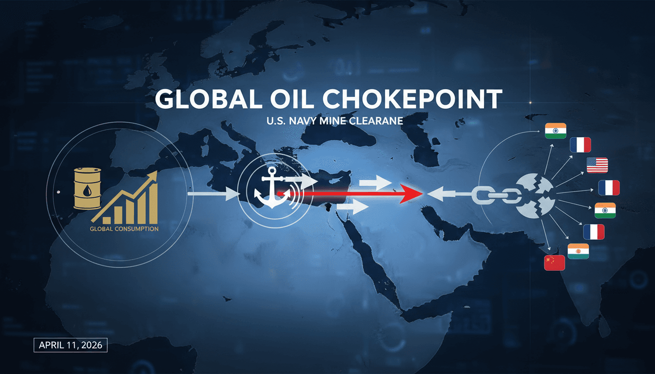 U.S. Navy Initiates Mine Clearance Operations in Strait of Hormuz Amid Ongoing Conflict