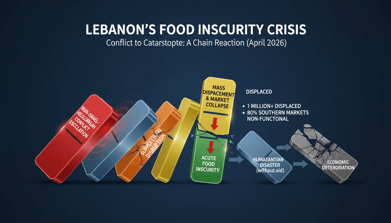 Lebanon Faces Acute Food Insecurity Crisis Amid Iran-Israel-Hezbollah Conflict