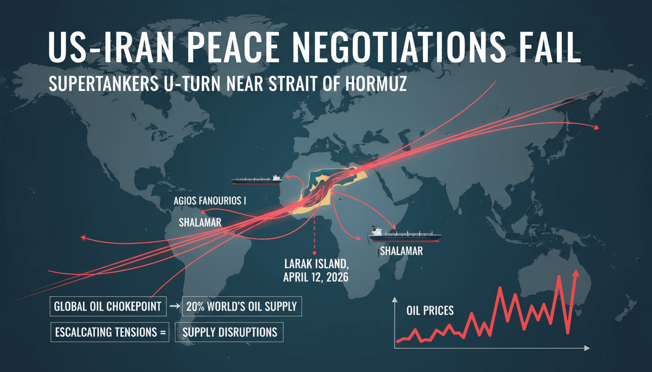 US-Iran Peace Negotiations Fail as Supertankers U-Turn Near Strait of Hormuz