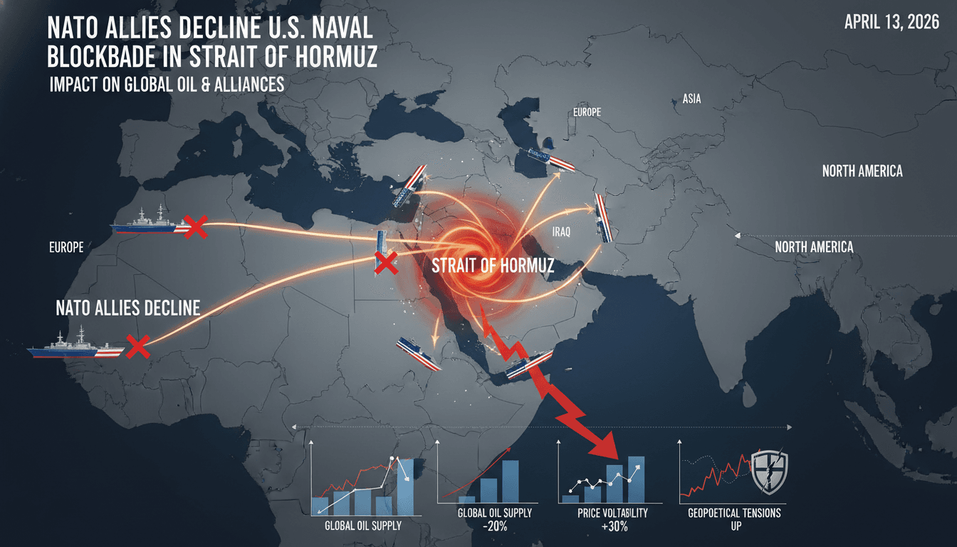 NATO Allies Decline U.S. Naval Blockade Participation in Strait of Hormuz