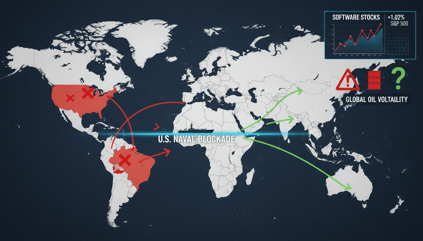 U.S. Naval Blockade of Strait of Hormuz Enforced Amid Software Stock Surge