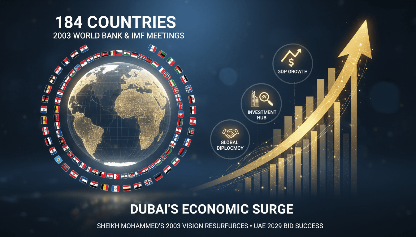 Sheikh Mohammed bin Rashid Al Maktoum's 2003 Statements on Hosting World Bank and IMF Meetings in Dubai Resurface