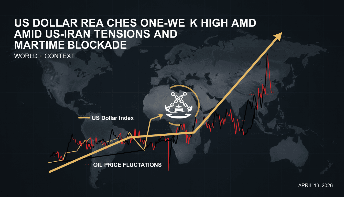 US Dollar Reaches One-Week High Amid US-Iran Tensions and Maritime Blockade