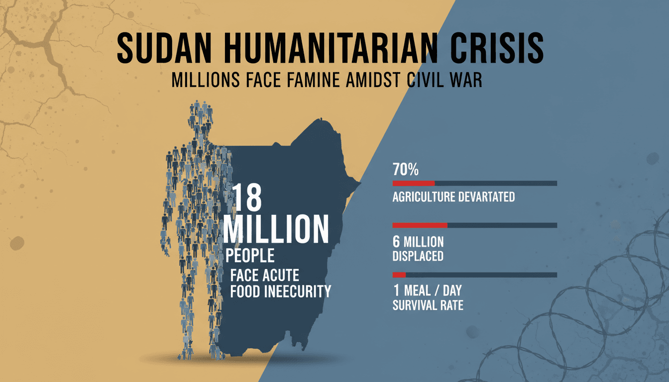 Sudan Faces Severe Humanitarian Crisis with Millions Experiencing Famine