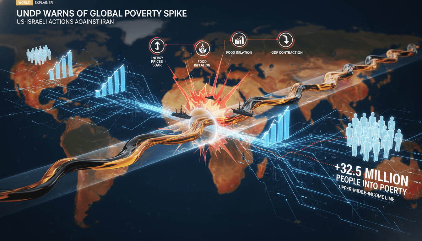 UNDP Warns of 32.5 Million People Falling into Poverty Due to US-Israeli Military Actions Against Iran