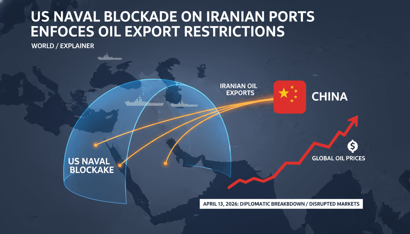 US Naval Blockade on Iranian Ports Enforces Oil Export Restrictions Amid Ongoing Crisis