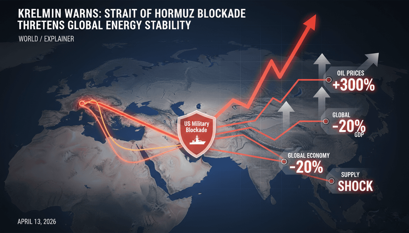 Kremlin Warns US Military Blockade of Strait of Hormuz Threatens Global Energy Stability
