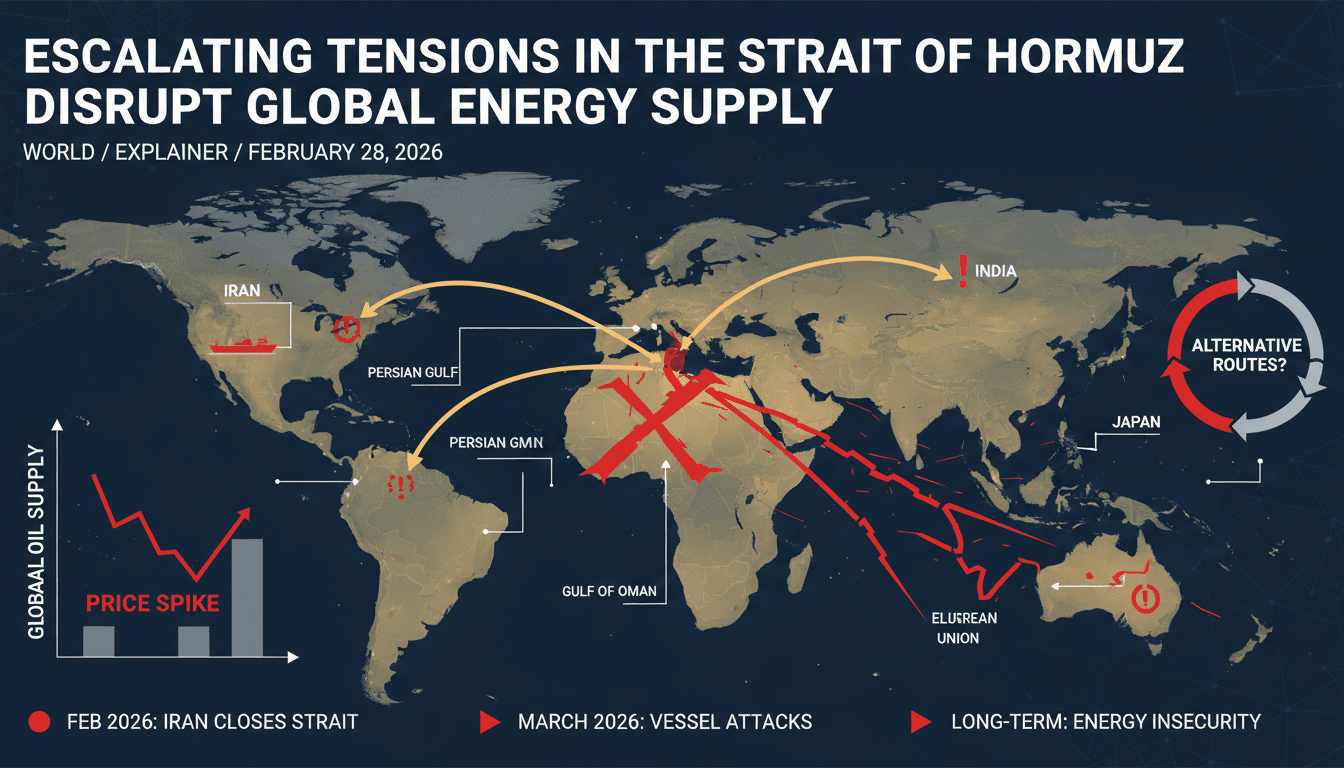 Escalating Tensions in the Strait of Hormuz Disrupt Global Energy Supply