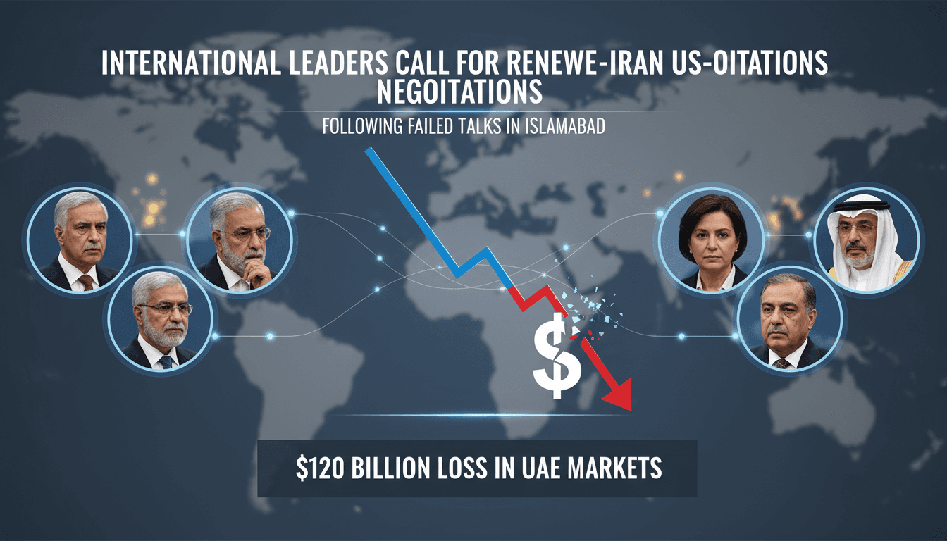 International Leaders Call for Renewed US-Iran Negotiations Following Failed Talks in Islamabad