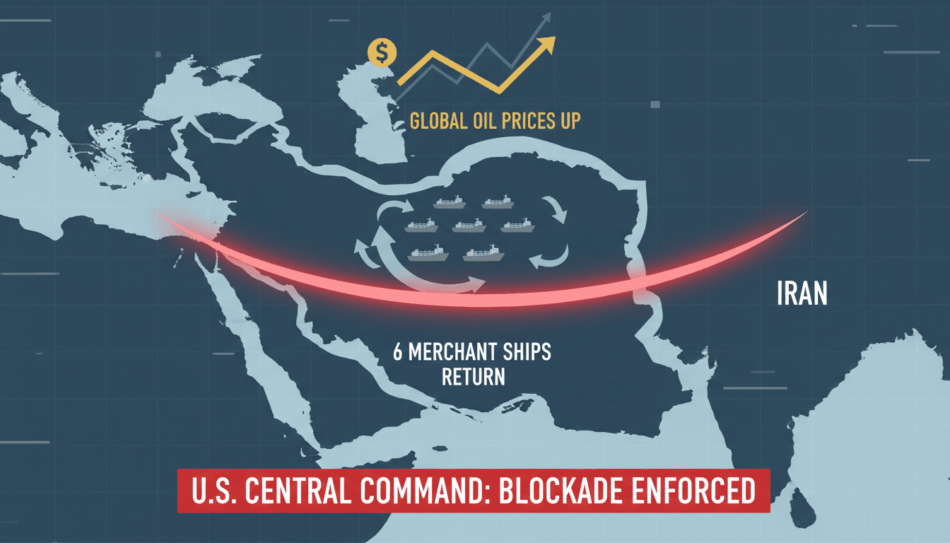 U.S. Central Command Reports Successful Enforcement of Naval Blockade on Iranian Ports