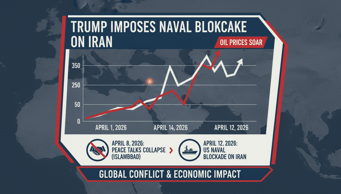 Trump Imposes Naval Blockade on Iran Amid Failed Negotiations