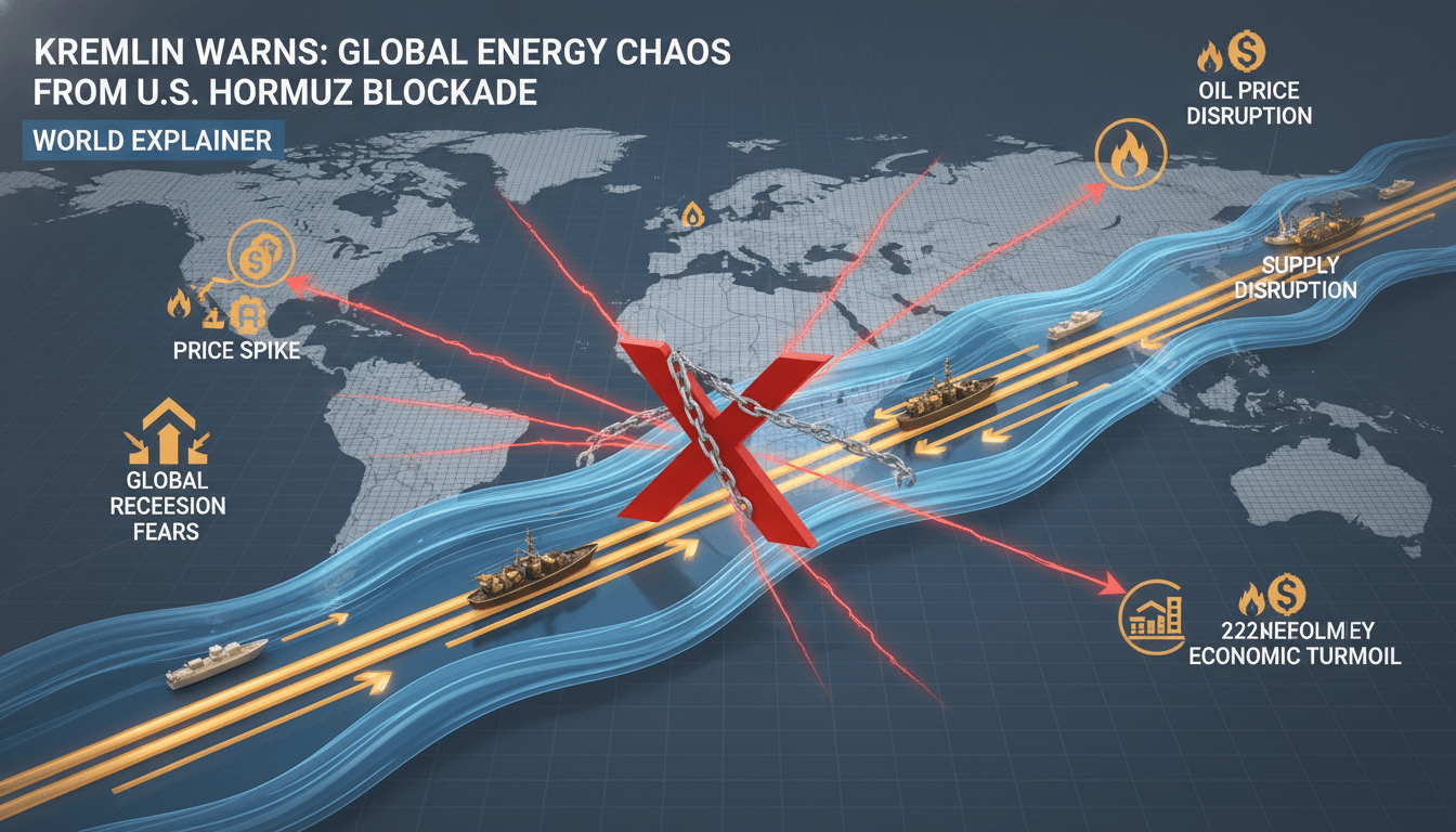 Kremlin Warns of Severe Global Energy Market Damage from U.S. Blockade of Strait of Hormuz