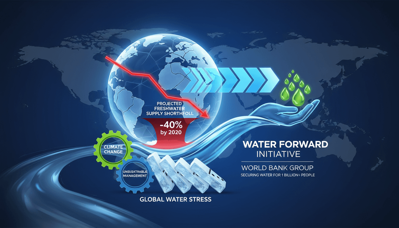 World Bank Group Launches Water Forward Initiative to Address Global Water Scarcity