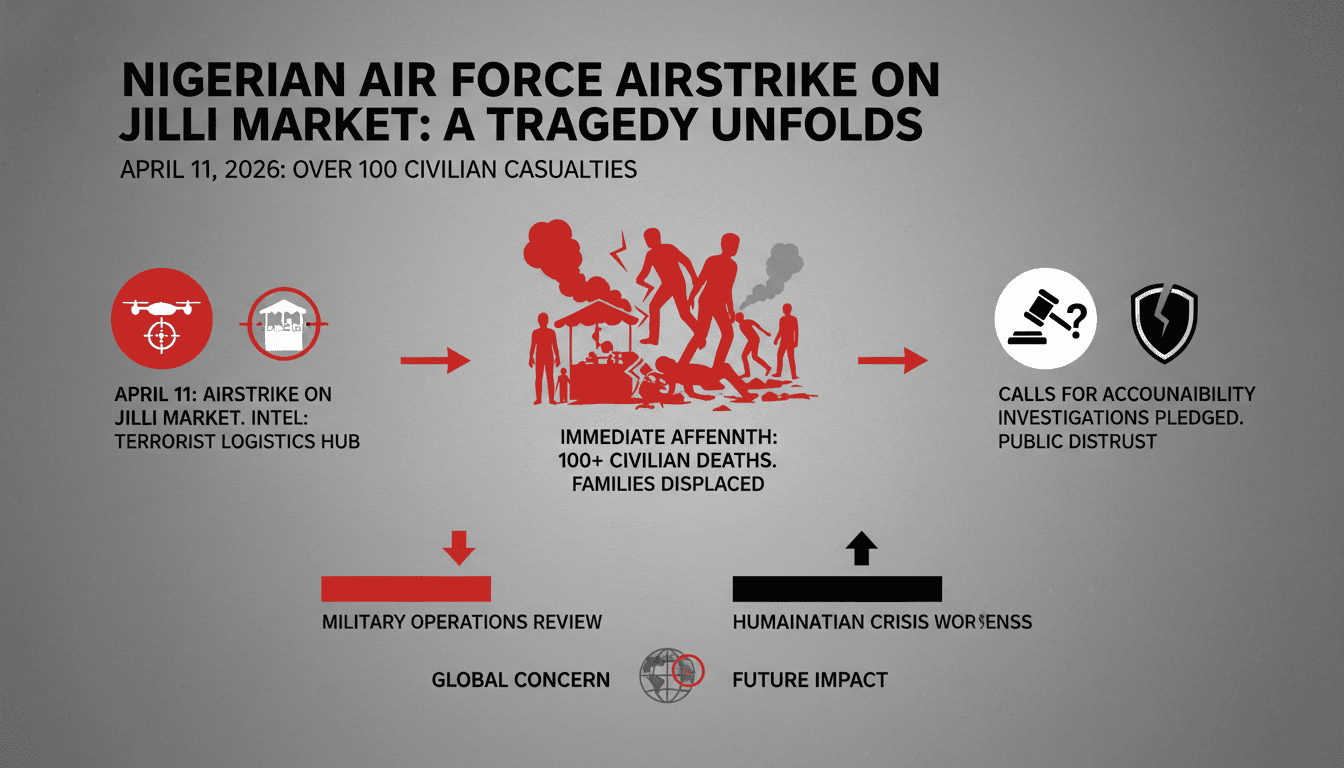 Nigerian Air Force Airstrike on Jilli Market Results in Civilian Casualties