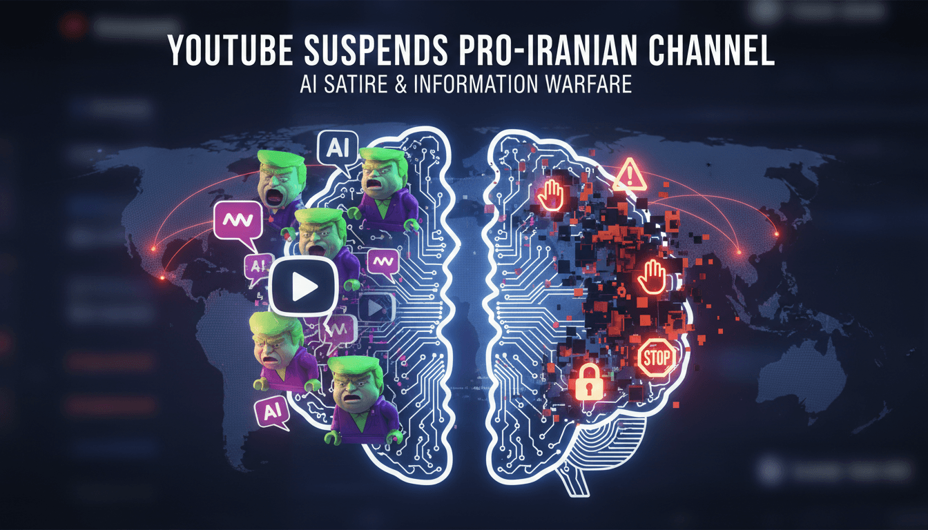 YouTube Suspends Pro-Iranian Channel for AI-Generated Trump Satire