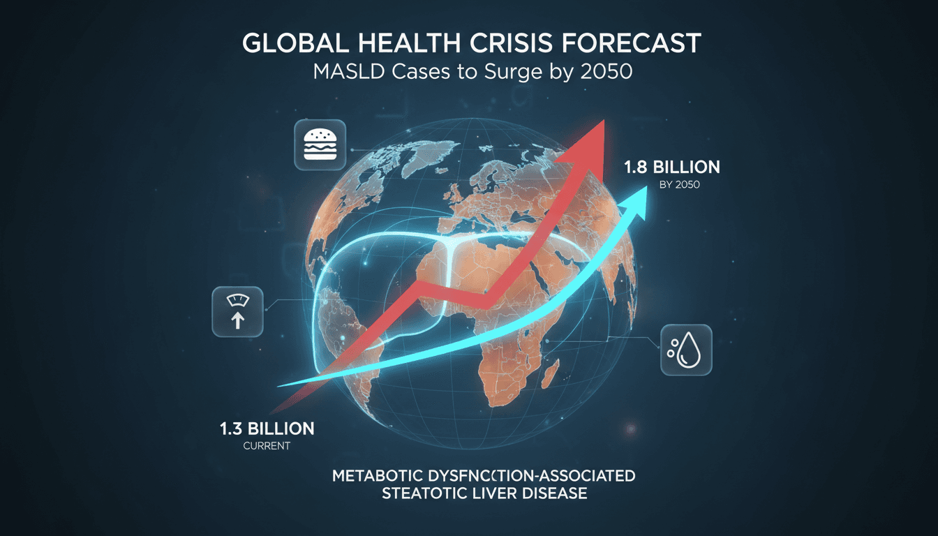 Metabolic Dysfunction-Associated Steatotic Liver Disease Expected to Reach 1.8 Billion Cases by 2050