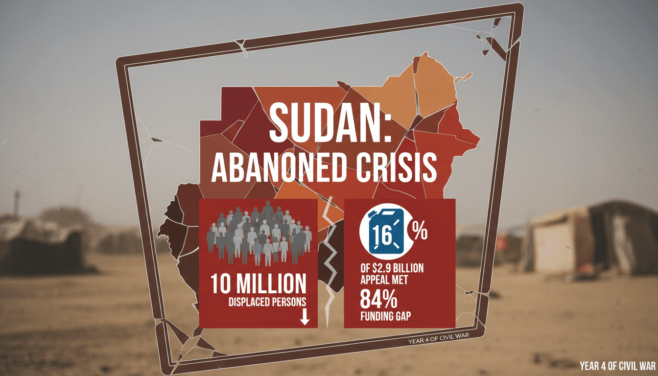 UN Declares Sudan an Abandoned Crisis as Civil War Enters Fourth Year