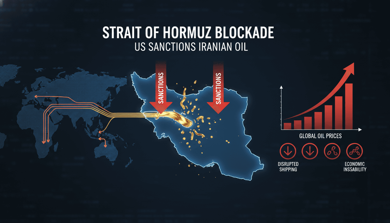 United States Enacts Sanctions on Iranian Oil Network Amid Ongoing Strait of Hormuz Blockade