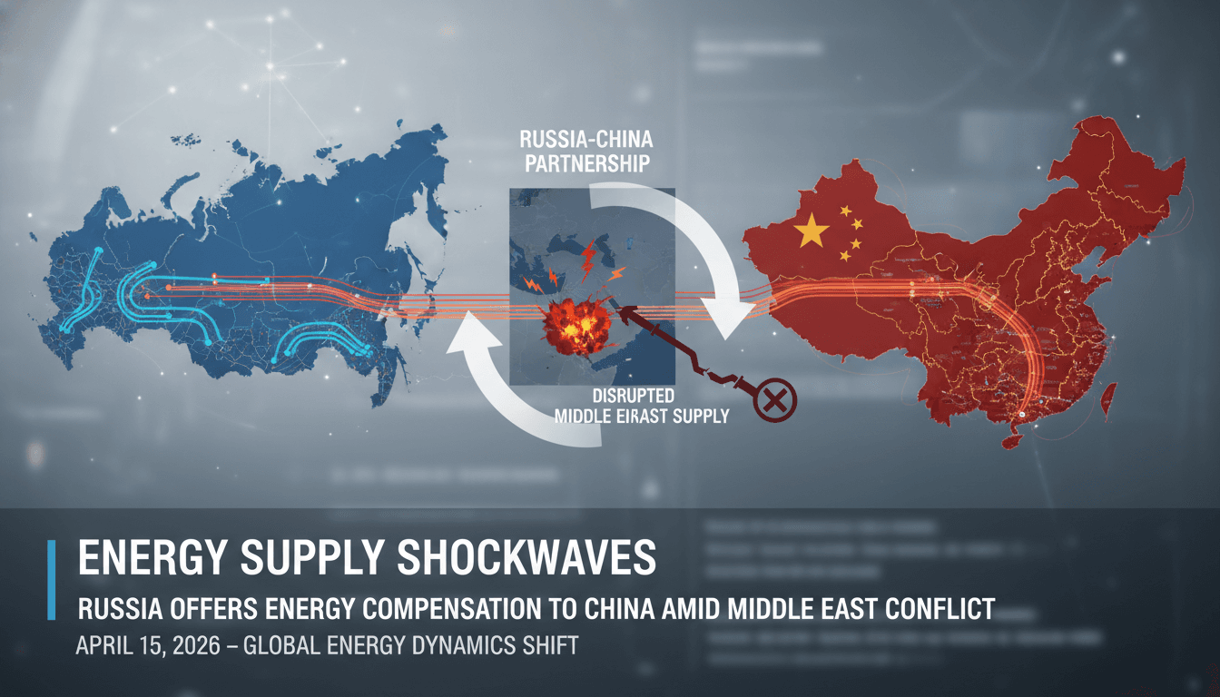 Russia Offers Energy Supply Compensation to China Amid Middle East Conflict