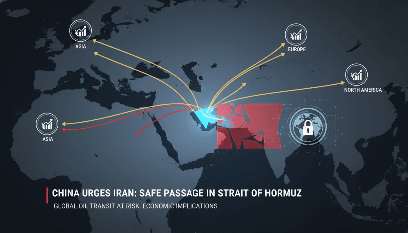China Calls on Iran to Ensure Safe Navigation in Strait of Hormuz