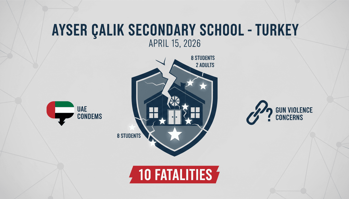 UAE Condemns Mass School Shooting in Turkey Resulting in 10 Fatalities