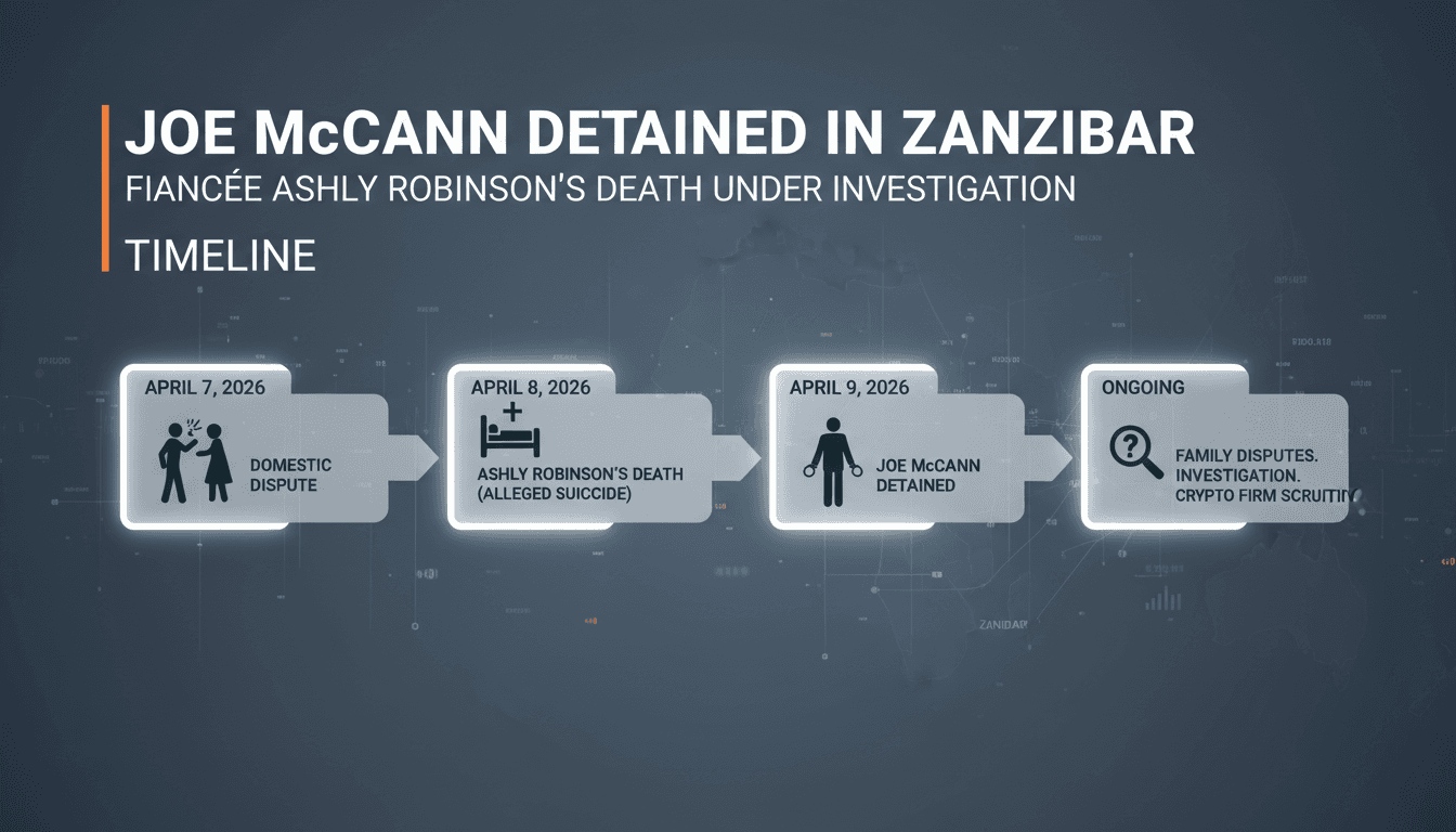 Joe McCann Detained in Zanzibar Following Fiancée Ashly Robinson's Death Under Investigation