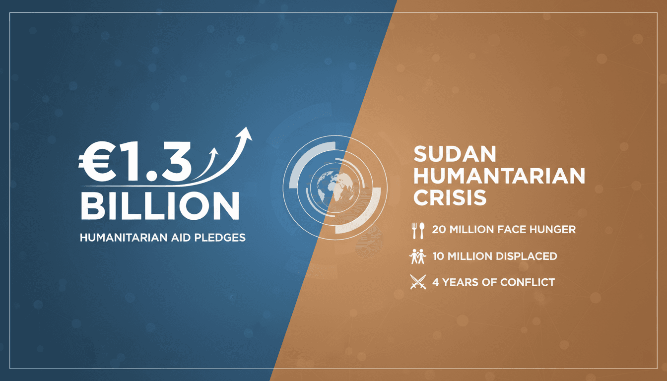 Berlin Conference Secures €1.3 Billion in Humanitarian Aid for Sudan