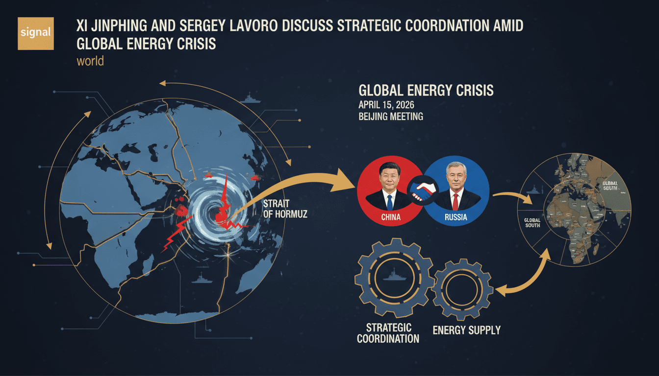 Xi Jinping and Sergey Lavrov Discuss Strategic Coordination Amid Global Energy Crisis