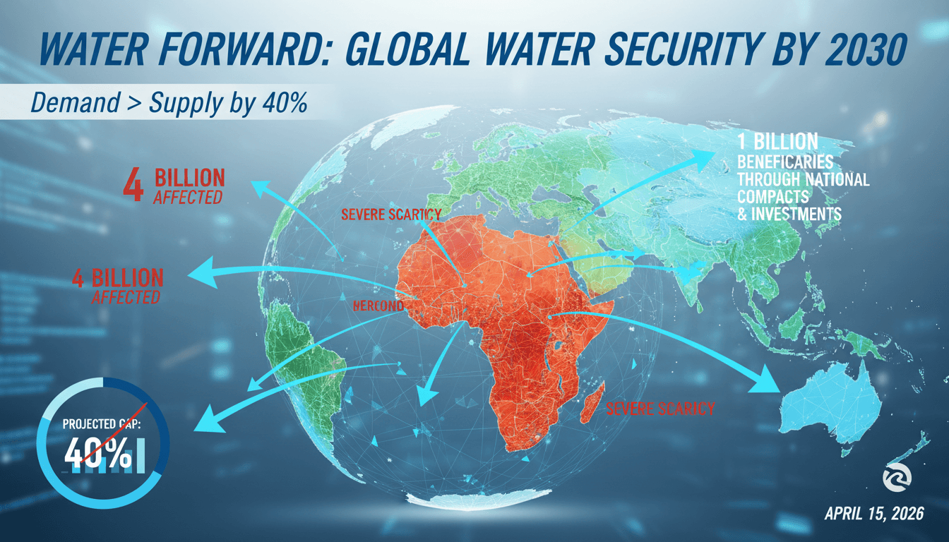 World Bank Group Launches Water Forward Initiative to Enhance Global Water Security
