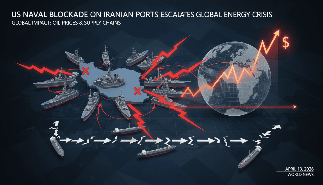 US Naval Blockade on Iranian Ports Escalates Global Energy Crisis