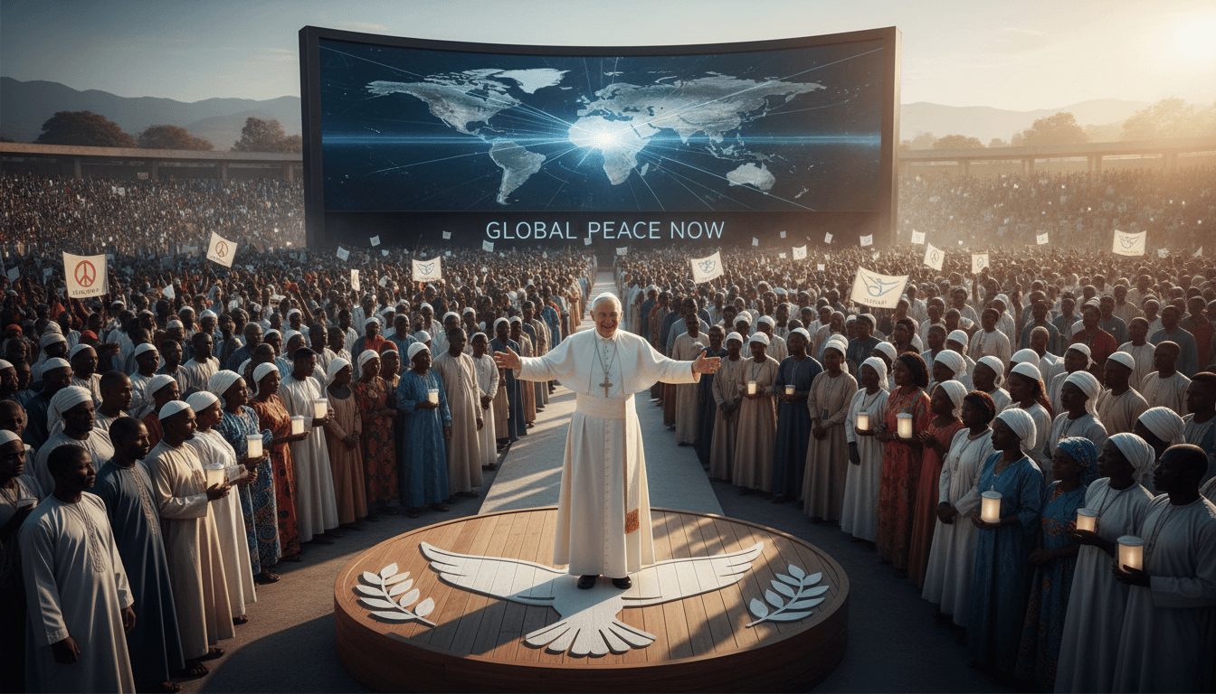 Pope Leo XIV Calls for Global Peace Amid Trump Criticism During Africa Tour