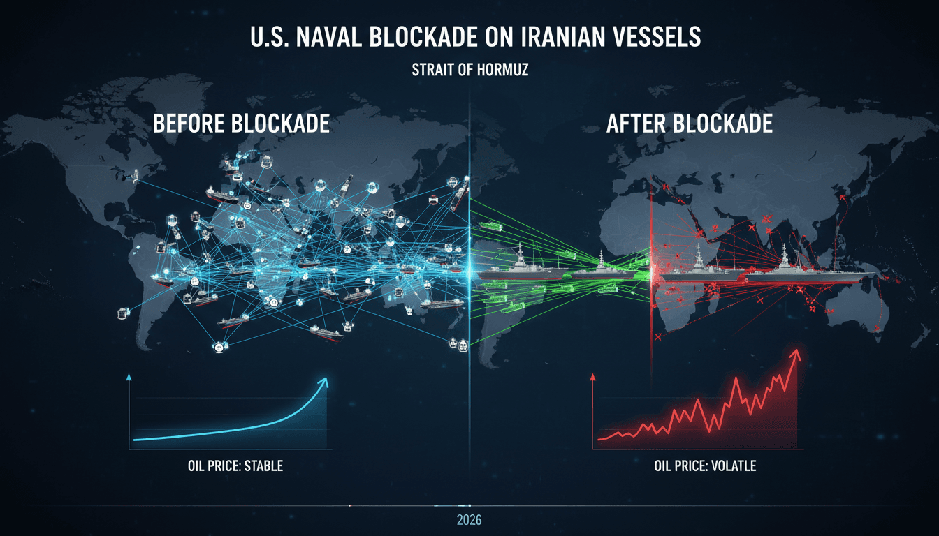 U.S. Naval Blockade on Iranian Vessels Begins with Twenty Ships Transiting Strait of Hormuz
