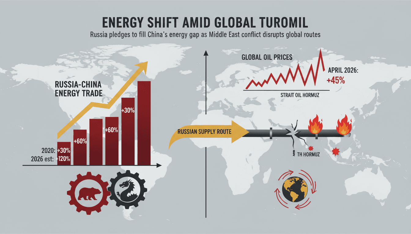 Russia offers to fill China's energy gap amid Middle East conflict