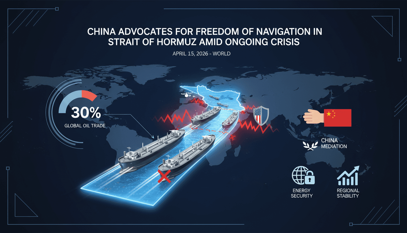 China Advocates for Freedom of Navigation in Strait of Hormuz Amid Ongoing Crisis