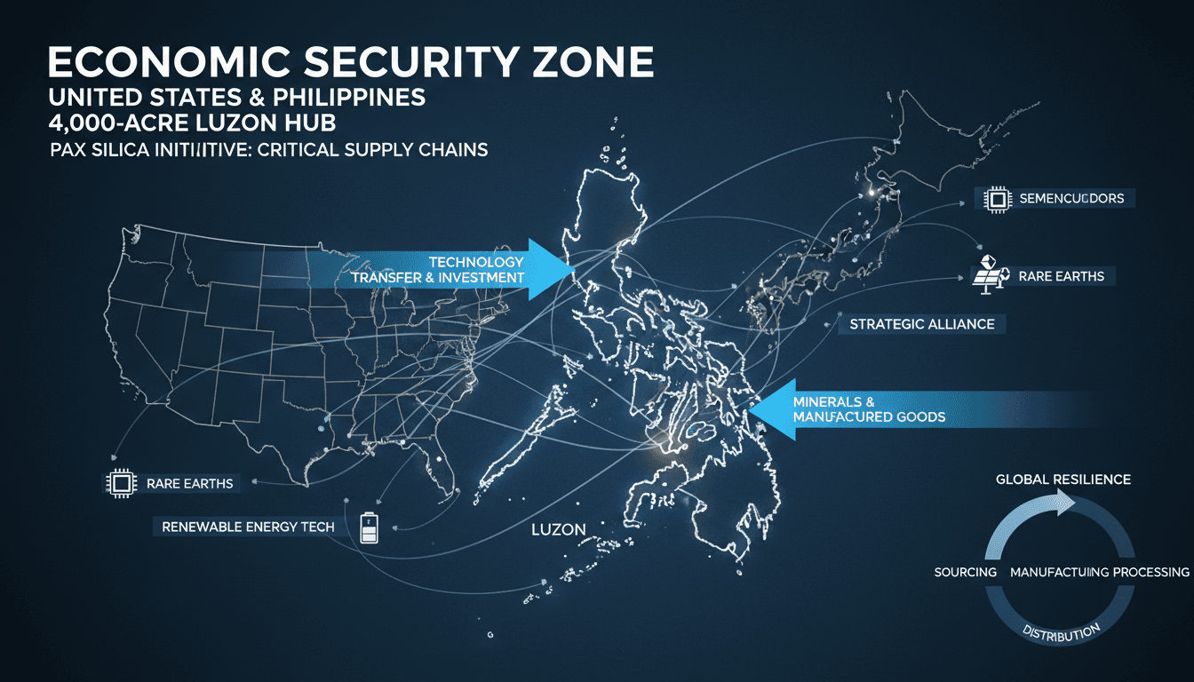 United States and Philippines Establish 4,000-Acre Economic Security Zone in Luzon