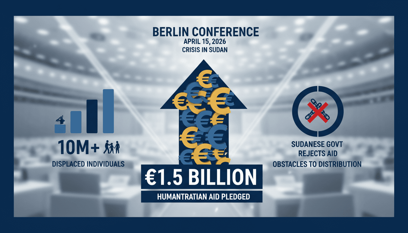 Berlin Conference Secures €1.5 Billion in Humanitarian Aid for Sudan