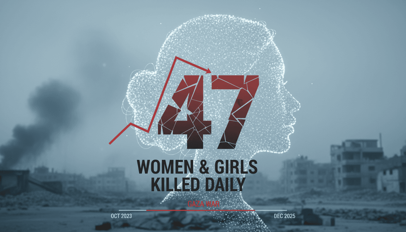 UN Women Reports Daily Average of 47 Women and Girls Killed in Gaza War