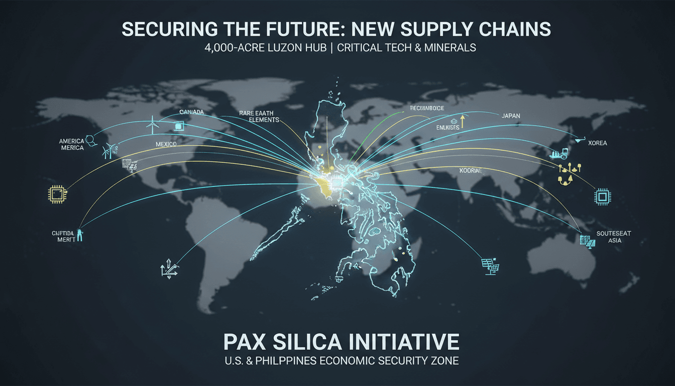 United States and Philippines Establish 4,000-Acre Economic Security Zone to Strengthen Supply Chains