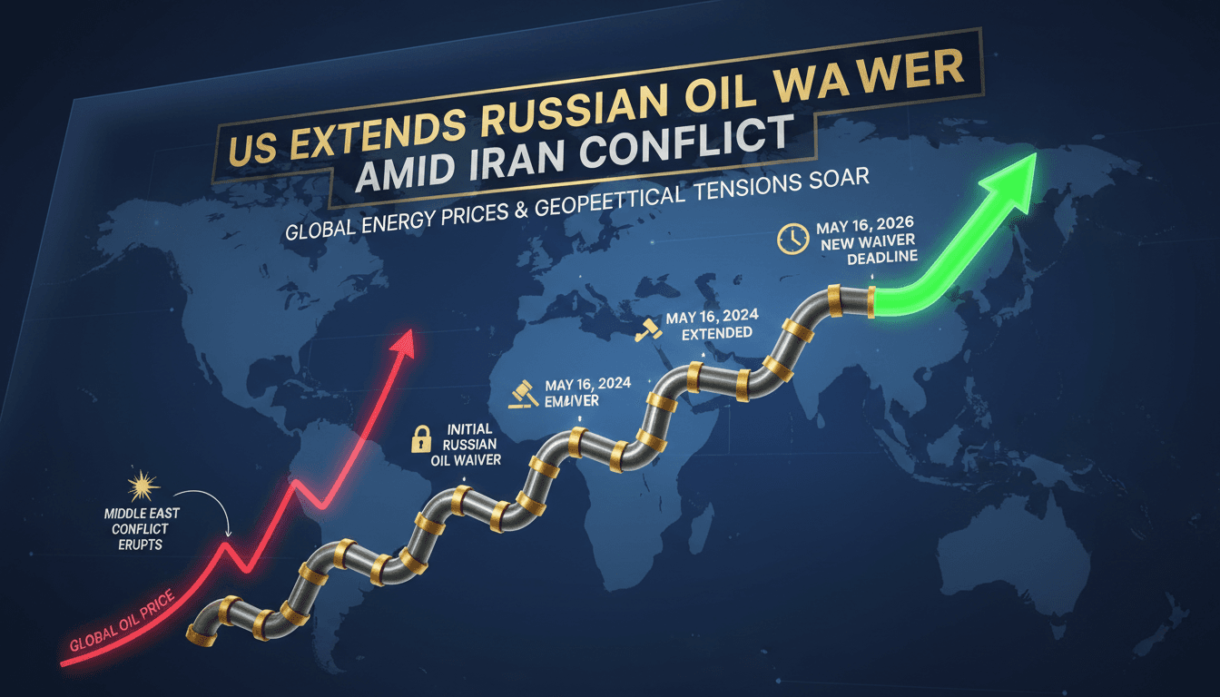 US Extends Sanctions Waiver on Russian Oil Amid Iran Conflict