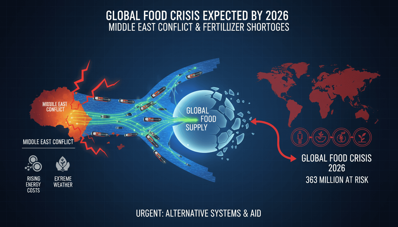 Global Food Crisis Expected by 2026 Due to Middle East Conflict and Fertilizer Shortages