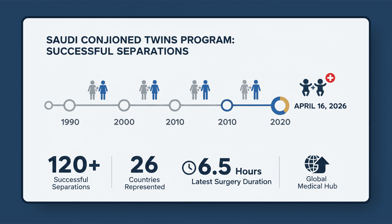 Successful Separation of Conjoined Twins in Riyadh