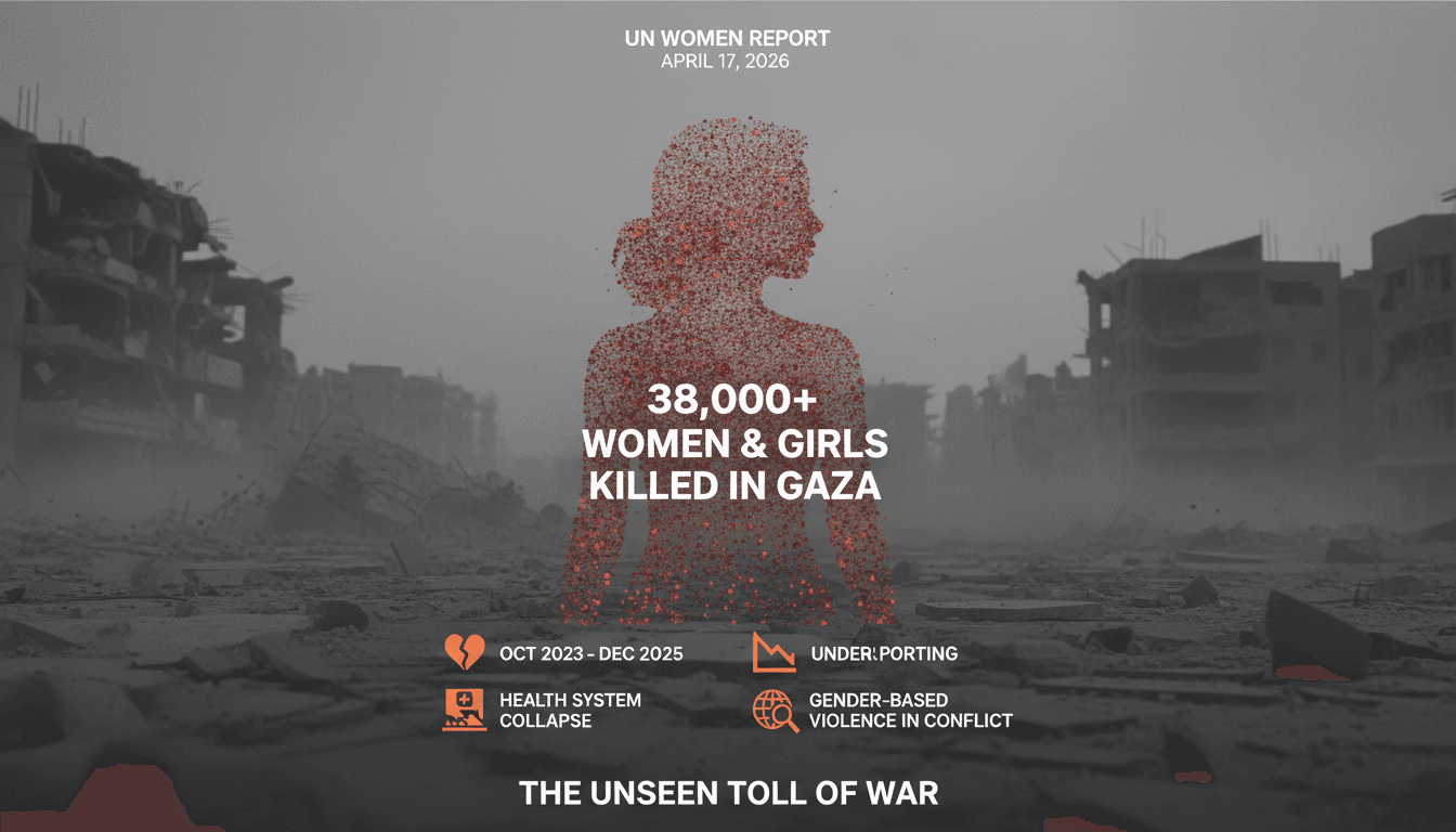 UN Women Reports Over 38,000 Women and Girls Killed in Gaza During Israel-Hamas War